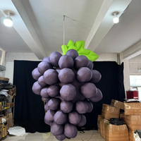 Décoration publicitaire gonflable géante pour raisins Fruits gonflables Promotion commerciale Accessoires de décoration