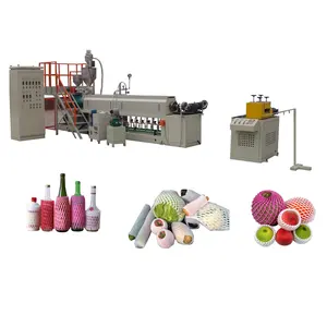 Hexing Fruit Mashes Epe Foam Matras Automatische Plastic Net Pad Extrusie Maken Machine