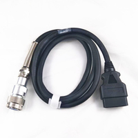 Ersatz OBD OBD2 OBD II bis 19-poliges rundes Metallst ecker kabel für Fahrzeugprüf-Diagnose gerät