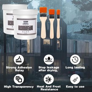 21 OZ (600g) Jaysuing Scellant Invisible <span class=keywords><strong>Imperméable</strong></span> <span class=keywords><strong>Revêtement</strong></span> <span class=keywords><strong>Transparent</strong></span> Anti-Pluie <span class=keywords><strong>Agent</strong></span> Anti-Fuite Résistant à l'Eau - Product Image 3