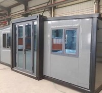 Garaje Portátil para Automóviles, Casa Contenedor Expandible de 20 pies/40 pies, Estructuras de Acero