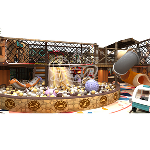 Parque Infantil Interior Interactivo con Temática de Dinosaurios Personalizado para Niños con Piscina de Arena y Pelotas - Product Image 2