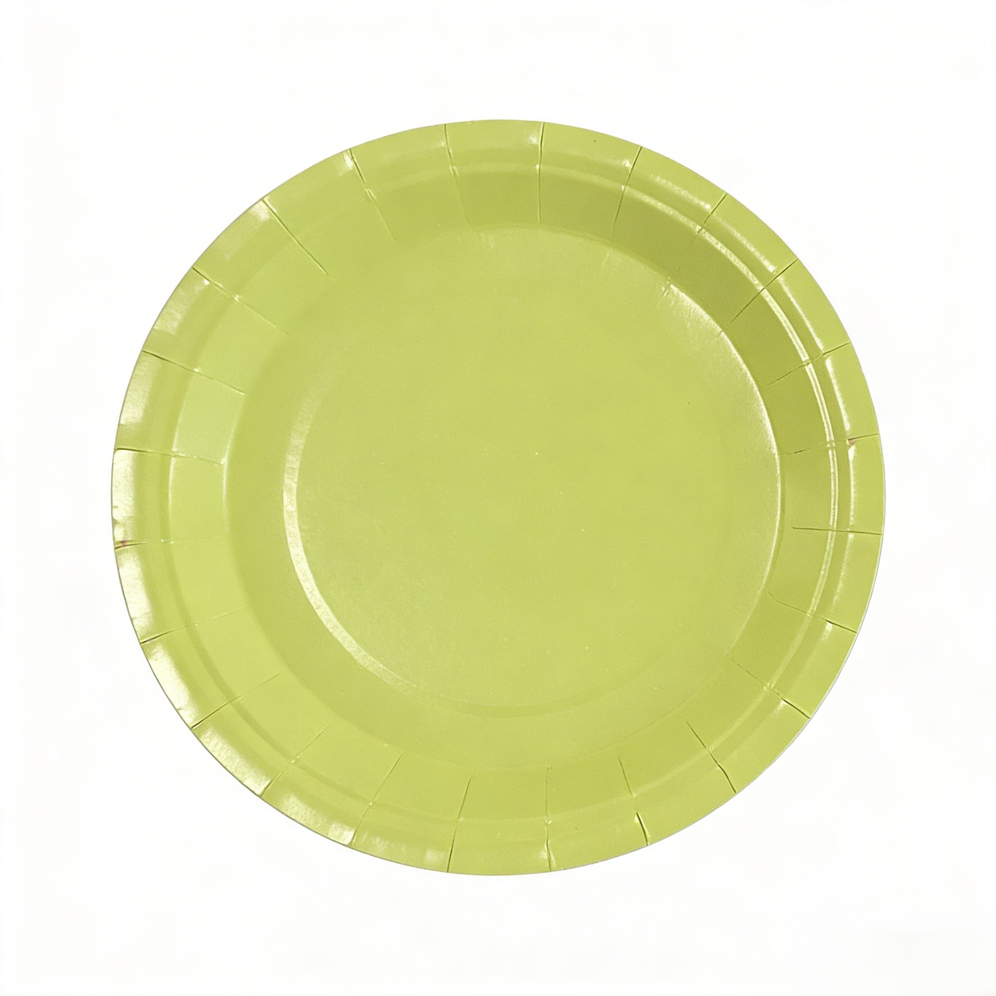 จานกระดาษ 7 นิ้ว*10 ชิ้น*สีชมพูอ่อน