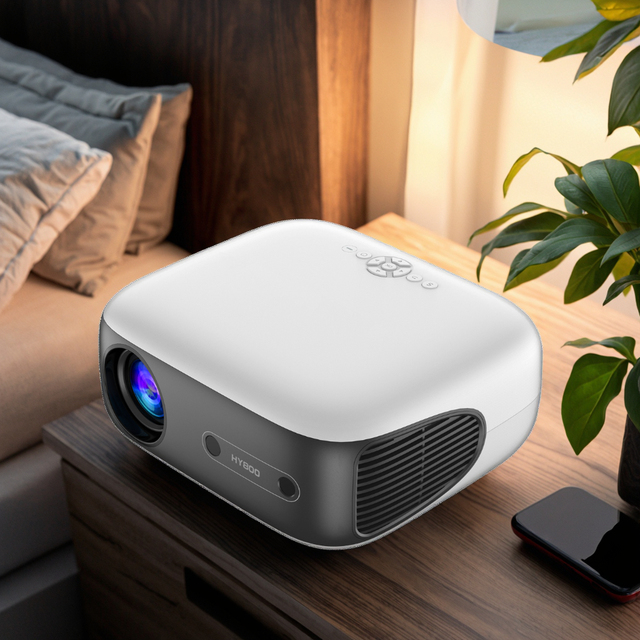 SYTA New Portable Projector HY800 Dual Wifi6 H713 300Ansi Lumens Smart Mini Projector Home Theatre Projector 4k