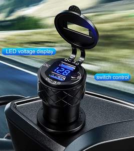 <span class=keywords><strong>Chargeur</strong></span> de prise de courant en Aluminium DIN Hella pour <span class=keywords><strong>moto</strong></span>, double <span class=keywords><strong>chargeur</strong></span> rapide 3.0 <span class=keywords><strong>chargeur</strong></span> USB <span class=keywords><strong>adaptateur</strong></span> d'alimentation avec affichage LED - Product Image 2