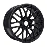 Jantes en alliage de voiture de haute qualité, 18 pouces, 5x112, 5x114.3, 5x108, noires, FBX039