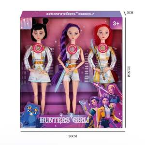 Set Completo all'Ingrosso di Bambole della Gruppo di Ragazze Cacciatrici di Demoni per Tre Persone, Statuette in Vinile e Giocattoli - Product Image 4