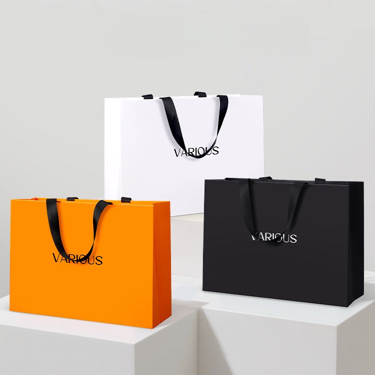 Custom Promotional paper bag Gift Fashion Apparel Jewelry Packaging Shopping Custom paper bag With Business Logo