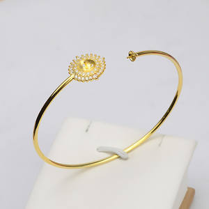 Pulsera de Plata S925 para Mujer con Múltiples Cuentas, Bandeja Vacía para 7-8 Perlas, Pulsera de Anillo Hecha a Mano con Accesorios de Joyería DIY - Product Image 2