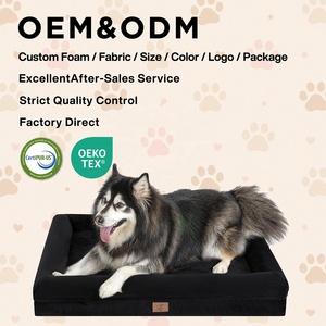 Orthopädisches Hundebett, wasserdicht, mit Eierkarton-Schaumstoff, Haustier-Sofa mit Polster, superweich, waschbar, für Einzelhändler, kundenspezifische Fabrikfertigung - Product Image 1