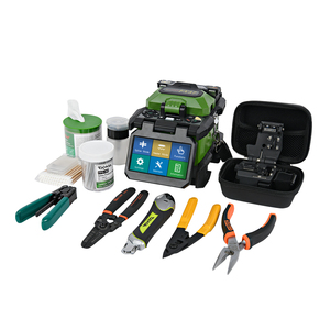 FTTH Fiber Splicing Machine KOMSHINE FX37 Optical Fiber Splicer Welding Machine With Cleaver KF-52 - Product Image 1