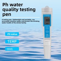 Testeur de pH portable VISTA de type stylo haute précision, conductimètre EC pour la mesure de la qualité de l'eau potable domestique