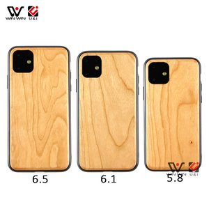 2019 Simple <span class=keywords><strong>de</strong></span> madera <span class=keywords><strong>de</strong></span> la cereza cubierta del caso del teléfono celular para el <span class=keywords><strong>iPhone</strong></span> nuevo modelo - Product Image 5
