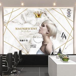 Papier peint peler et coller salon de coiffure minimaliste - Product Image 3