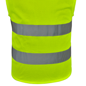 <span class=keywords><strong>Gilet</strong></span> réfléchissant haute visibilité et haute luminosité durable en gros pour la construction routière, vêtement en tissu maillé 100 % polyester - Product Image 6