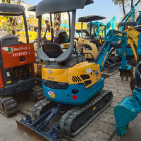 Mini Excavadora Kubota U-17 a Precio de Mayoreo, Excavadora Usada U15-3S U-25S U30 U35 U40 U008, Excavadora de Orugas Usada para Granja en Oferta