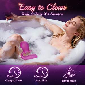 ऐप यौन स्विंग रोटेशन फिंगर वाइब्रेटर एयर पल्स फट क्लिटोरल उत्तेजक टेंटेकल ऑक्टोपस महिलाओं के लिए वाइब्रेटर - Product Image 4