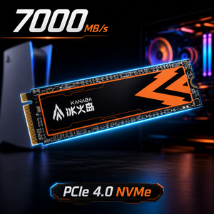 KANAGA G4200 PCIe 4.0 NVMe M.2 SSD 7000MB/s Disque SSD interne haute vitesse pour PC de jeu et PS5 - Product Image 1