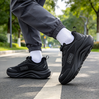 Chaussures de sport décontractées pour hommes, légères, à lacets, avec logo personnalisé, confortables et souples, style marche