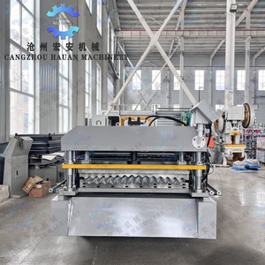 Construction Site Temporary Housing Roof <b>Sheet</b> Forming Machine with Gear and Bearing CE Certified PLC Control - Product Image 2