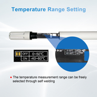 Transmisor de Temperatura y Humedad con Salida de 4-20mA, Sensor para Invernadero, Sistema de Monitoreo Ambiental HVAC
