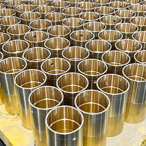 บูชแขนหน้าแปลนทองเหลืองหล่อทองแดงผสมโลหะ CNC กำลังรับน้ำหนักได้สูง - Product Image 4