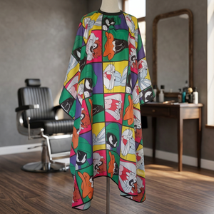 ผ้าคลุมตัดผมการ์ตูน-โพลีเอสเตอร์กันน้ำ - Product Image 3