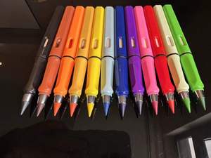 Conjunto de Lápis de Cor Sem Tinta Eterno 12 Cores Infinito Personalizado Lápis Coloridos Apagáveis Desenho Novo Design Plástico - Product Image 4