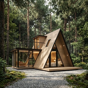 Hotel Villa de Lujo en el Valle de Cerezo, Resort Turístico Escénico, Estructura de Acero, Diseño Moderno, Casa Prefabricada Triangular Pequeña S580 - Product Image 6