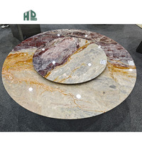 Ensemble moderne de table à manger ronde de luxe 4 places 6 8 meubles de salle à manger ensemble de table à manger avec plateau en marbre