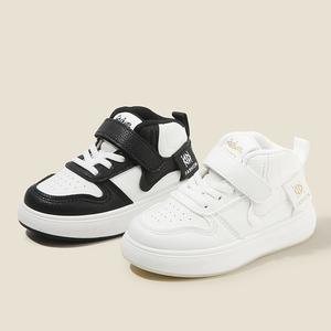 Chaussures en <span class=keywords><strong>cuir</strong></span> PU pour enfants, nouvelle mode britannique, bottes pour garçons et filles, chaussures élégantes pour petits garçons - Product Image 3