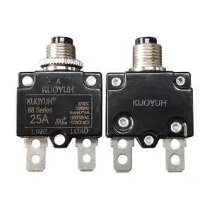 Kuoyuh 25a מתכת מפסק elctronic משאבת עומס יתר מגן מפסק