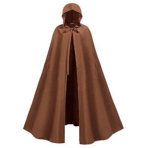 Capa con Capucha de Caballero Medieval <span class=keywords><strong>Retro</strong></span>, Inspirada en Películas, Disfraz para Cosplay de Halloween y Juego de Roles - Product Image 3