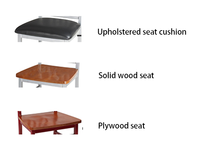 Chaise haute de restaurant Morden pour table de bar tabouret de comptoir en métal et fer revêtement en poudre personnalisé meubles de bar modernes