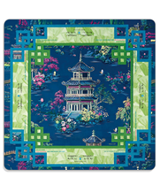 Tapis de mahjong de bureau pliable, durable, silencieux, grand format, pour 4 joueurs, moderne, antidérapant, imperméable, avec bords cousus