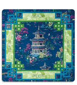 <span class=keywords><strong>Tapis</strong></span> de mahjong de bureau pliable, durable, silencieux, grand format, pour 4 joueurs, moderne, antidérapant, imperméable, avec bords cousus - Product Image 6
