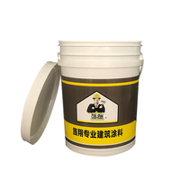 Seaux à peinture en PP de 1 à 4 gallons 9LF 1 personnalisés pour l'emballage de la peinture à la chaux, de la peinture au latex et des revêtements de construction