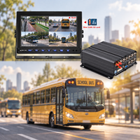 Enregistreur vidéo de flotte OEM/ODM 8/12 canaux avec disque dur SATA jusqu'à 4 To, carte SD jusqu'à 512 Go et lecture synchrone pour véhicules