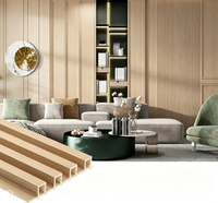 Panel Dinding WPC Modern Tahan Air, Tahan Api, Kedap Suara untuk Penggunaan Komersial di Luar Ruangan, Bengkel, Dapur, Ruang Tamu, Hotel, Sekolah, Rumah Sakit