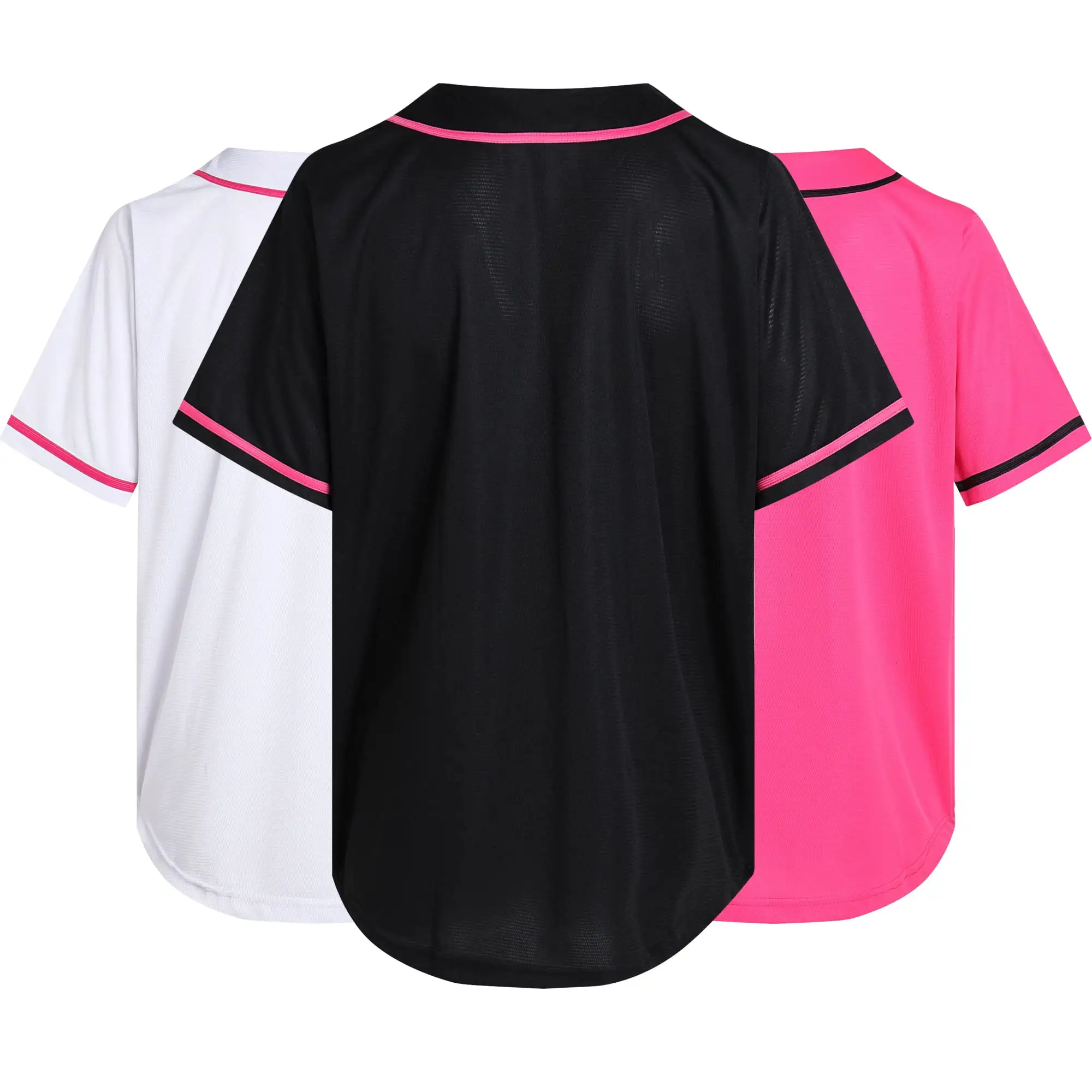 High Quality Men's Baseball Jerseys Full Button Down Shirts Sports Uniforms Tops Hip Hop Streetwear Outfits