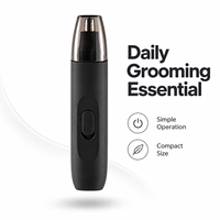 Mini-tondeuse à poils de nez, alimentée par piles, tondeuse compacte pour les oreilles, appareil de soin personnel léger pour les voyages, la maison et le bureau, pour adultes