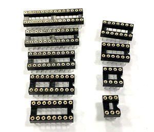2.54Mm 16pin 20pin Dip Sip Clip Pin IC Socket L = 7.43Mm - Product Image 2
