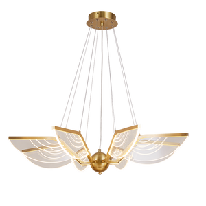 Copper Customized Nordic Living Room <b>Bedroom</b> Decor <b>Ceiling</b> Farmhouse <b>Led</b> Chandelier Luxury Modern Brass <b>Lights</b> - Product Image 2