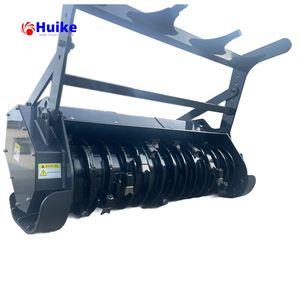 Chargeuse à roues Huike Skid Steer Loader avec nouveau design Mulcher forestier hydraulique axé sur les composants du moteur et du noyau de roulement - Product Image 1