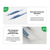 RELIFE RT-11E/RT-15E Pinces de précision antistatiques en céramique, robustes et solides, outils d'entretien pour téléphones portables