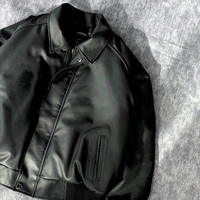 Streetwear personnalisé hiver hommes noir chenille brodé fermeture éclair Varsity Bomber Jacket hommes cuir Varsity Jacket