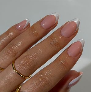 Esmalte <span class=keywords><strong>de</strong></span> <span class=keywords><strong>Uñas</strong></span> en Polvo Brillante Estilo Francés, Elegante <span class=keywords><strong>y</strong></span> Brillante, <span class=keywords><strong>Uñas</strong></span> Postizas Cortas <span class=keywords><strong>de</strong></span> Almendra, Bonitas <span class=keywords><strong>Uñas</strong></span> Acrílicas, 30 Piezas <span class=keywords><strong>de</strong></span> <span class=keywords><strong>Uñas</strong></span> Postizas a Presión - Product Image 2