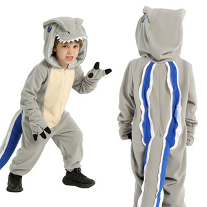 Pyjamas animaux pour enfants, costumes de cosplay d'Halloween, tenues de performance dinosaure de dessin animé, costumes respirants pour enfants, collection Printemps 2026 - Product Image 3