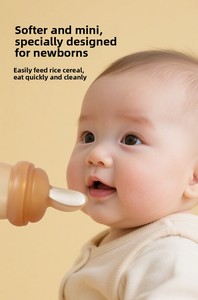 Cuchara de Silicona 3 en <span class=keywords><strong>1</strong></span> <span class=keywords><strong>para</strong></span> Bebés, Biberón con Exprimidor <span class=keywords><strong>para</strong></span> Líquidos y Papillas, Mordedor Suave <span class=keywords><strong>para</strong></span> Niños Pequeños, Venta al Por Mayor - Product Image 5