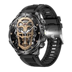 AK75 orologio intelligente 1.85 "schermo rotondo LED torcia frequenza cardiaca ossigeno nel sangue 700mAh grande batteria sport all'aperto <span class=keywords><strong>Smartwatch</strong></span> uomini - Product Image 1